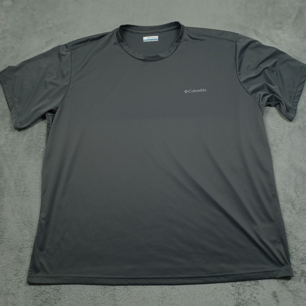 Columbia Shirt Mens XXL Gray Activewear Casual Outdoor Short‎ Sleeve